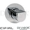 Cifial 32217EM.L 32217EM.R Emmie 3 4 Inch Wall Stop Valve Spare Parts